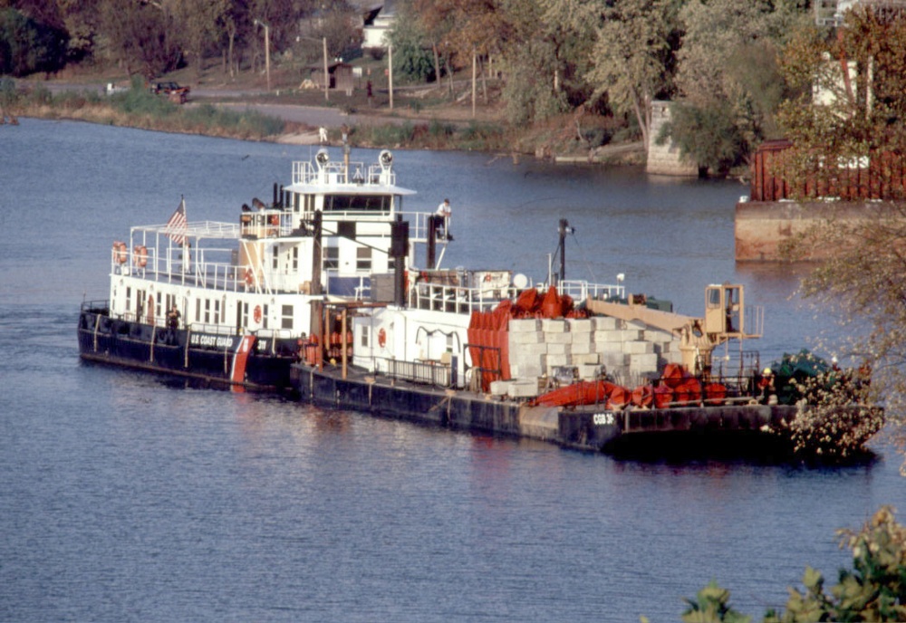 USCG Sumac & Barge