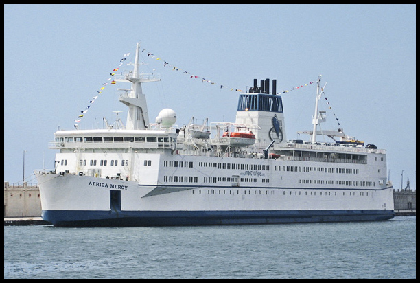 Africa Mercy - Hospitalschiff ex Dronning Ingrid