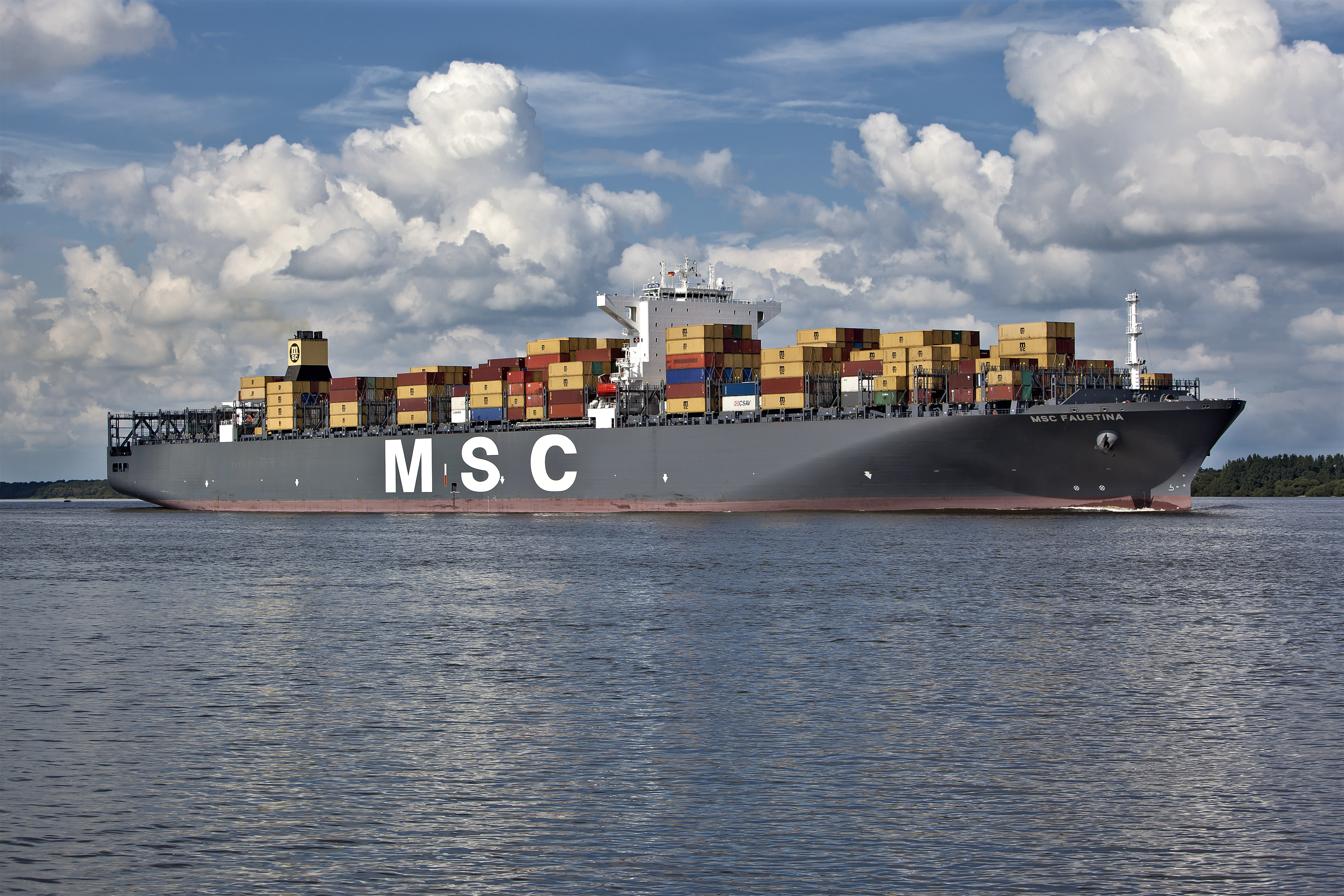 MSC Faustina full load